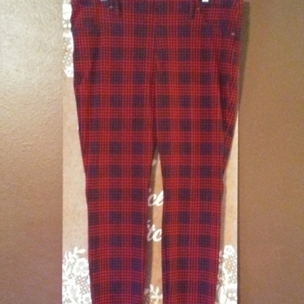 Plaid Jeggings